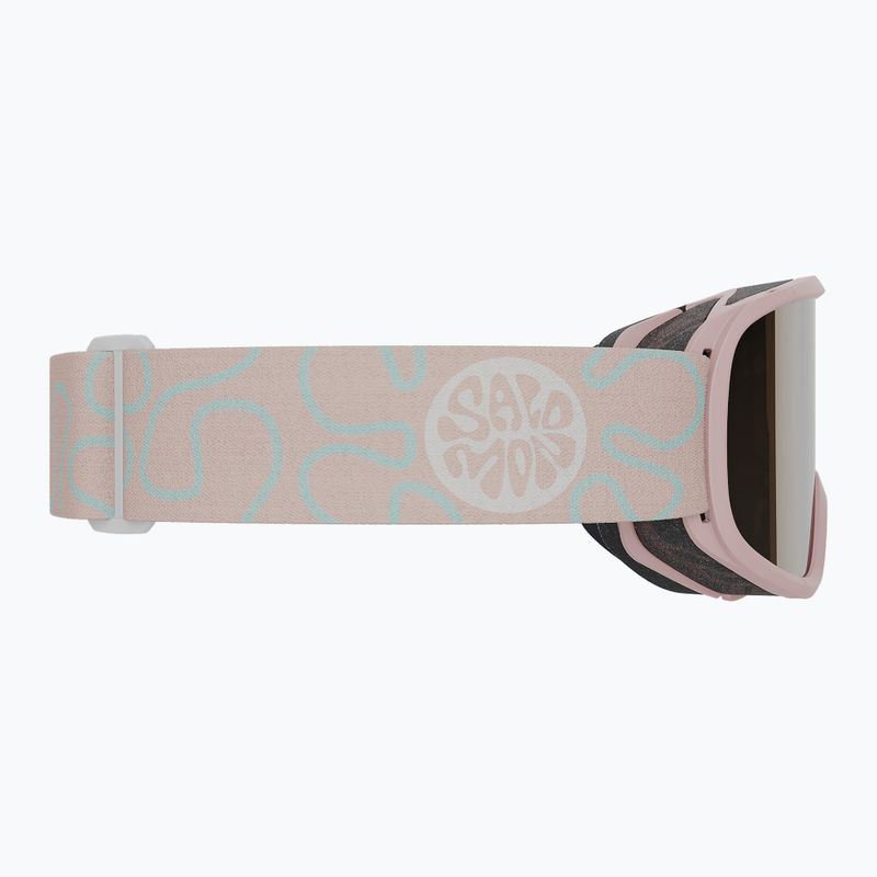 Gyerek síszemüveg Salomon Rio Jr tropical peach/flash gold 4