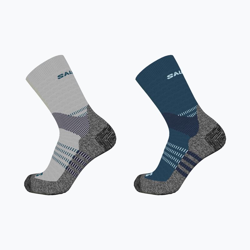 Salomon X Ultra Access Crew 2 pár quarry/stargazer trekking zokni 6