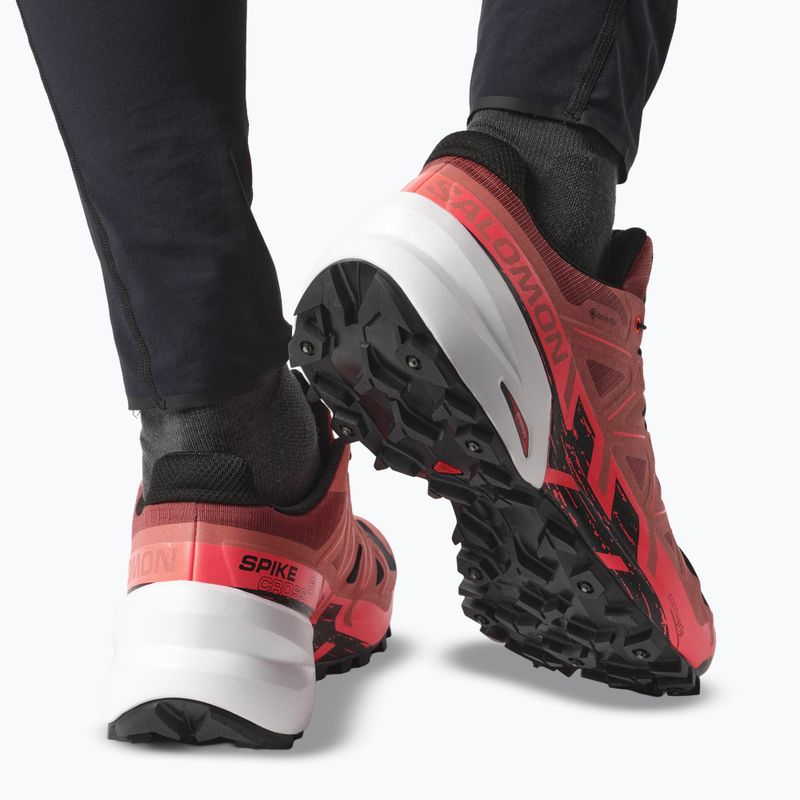 Férfi Salomon Spikecross 6 GTX futócipő marhabőr/fekete/neon láng 14