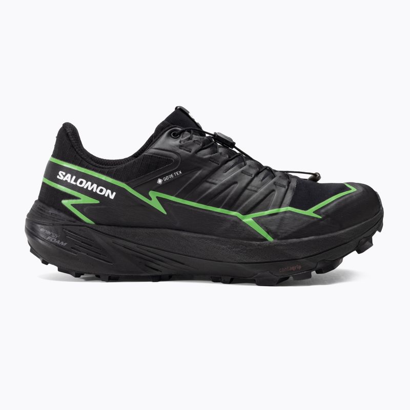 Salomon Thundercross GTX férfi futócipő fekete/zöld gekkó/fekete 4