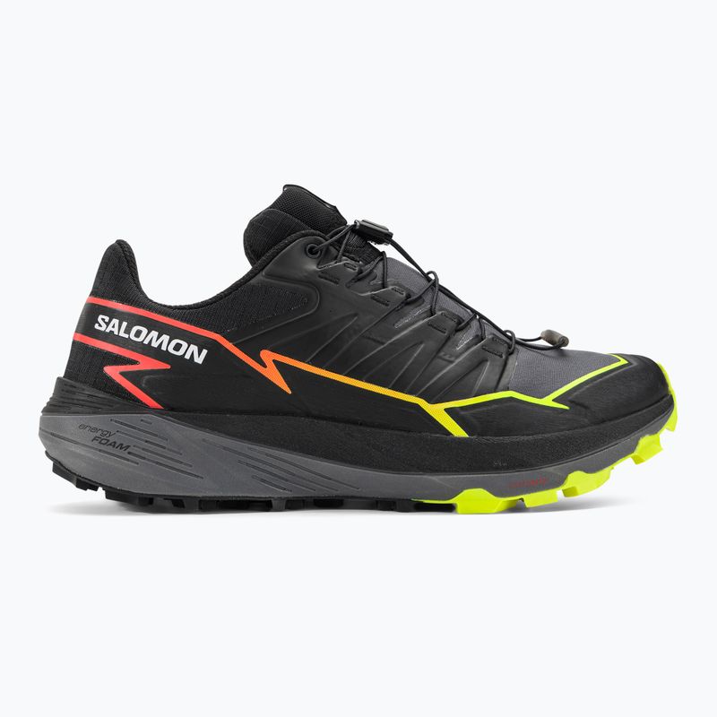 Salomon Thundercross férfi futócipő fekete/nyugodt árnyalat/tüzes korall 3