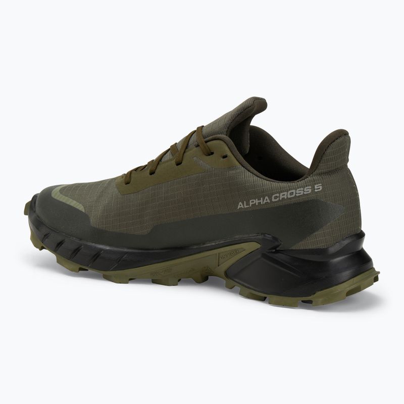 Salomon Alphacross 5 GTX férfi futócipő oliva éj/fekete 3