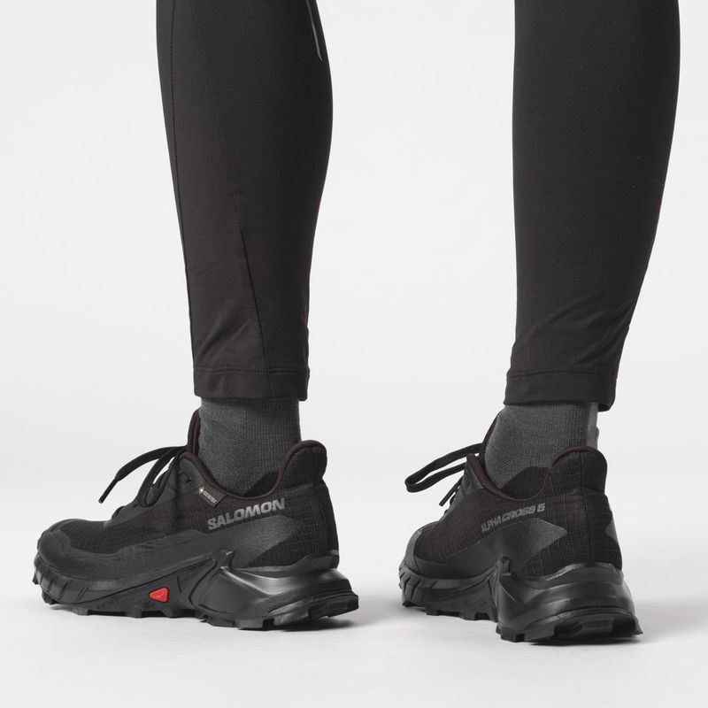Női futócipő Salomon Alphacross 5 GTX fekete/fekete/ebony 4