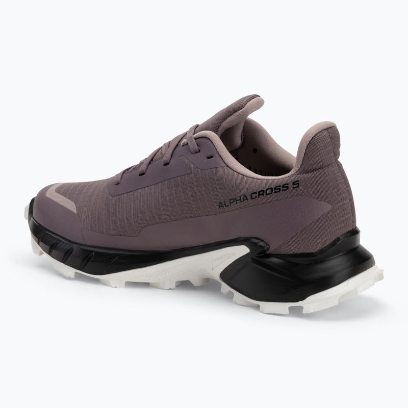 Salomon Alphacross 5 GTX női futócipő moonscape/fekete/fehér 3