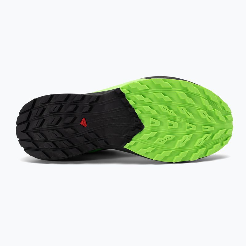 Férfi futócipő Salomon Sense Ride 5 GTX flint stone/black/green gecko 6