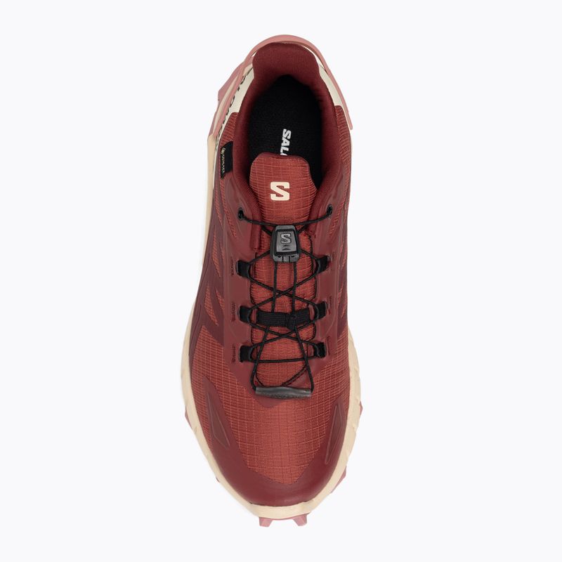 Női futócipő Salomon Supercross 4 GTX tehénbőr/syrah/pirosító 8