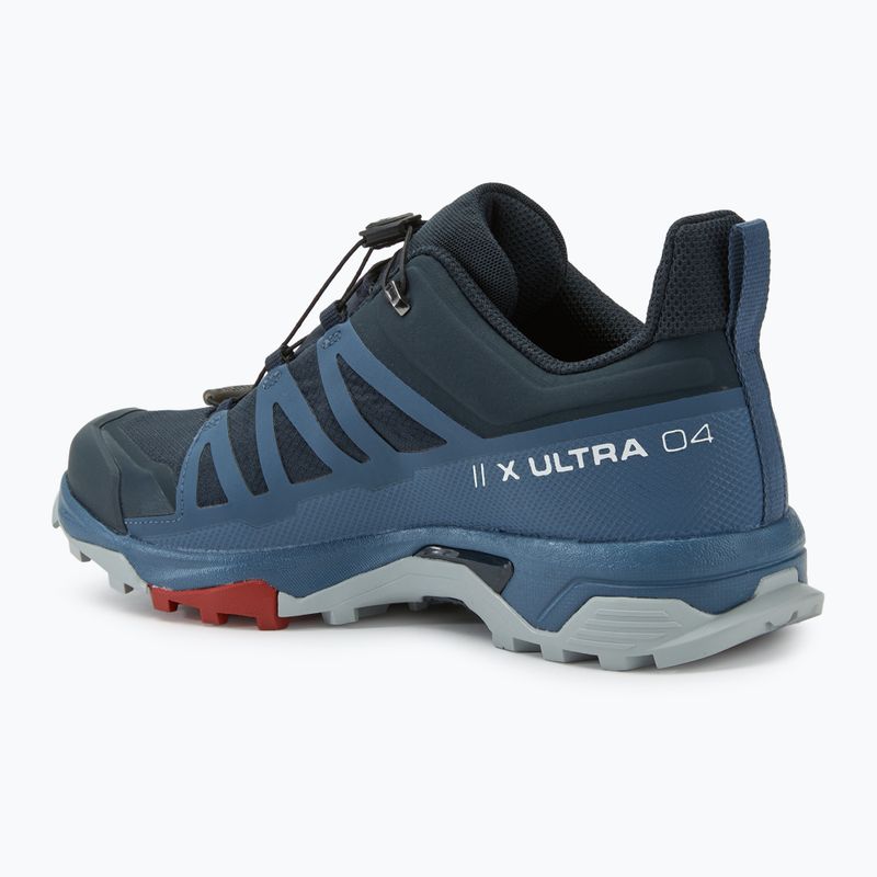 Férfi trekking cipő Salomon X Ultra 4 GTX carbon/bering sea/pearl blue 3