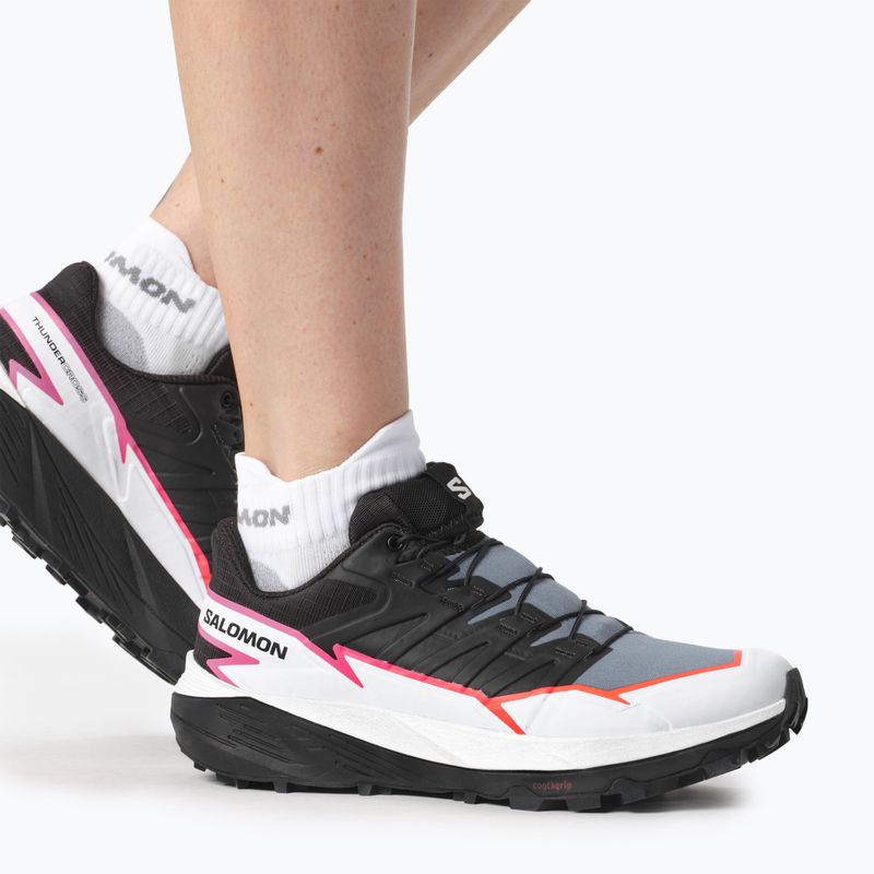 Női futócipő Salomon Thundercross black/bering sea/pink glo 11