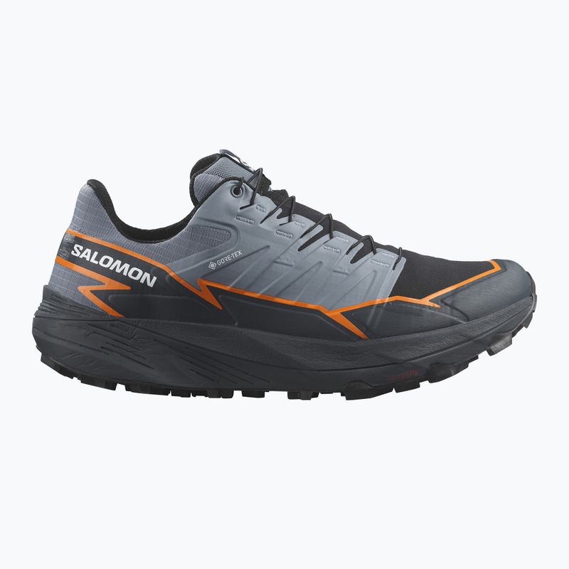 Salomon Thundercross GTX férfi futócipő flint stone/carbon/narancs bors 2