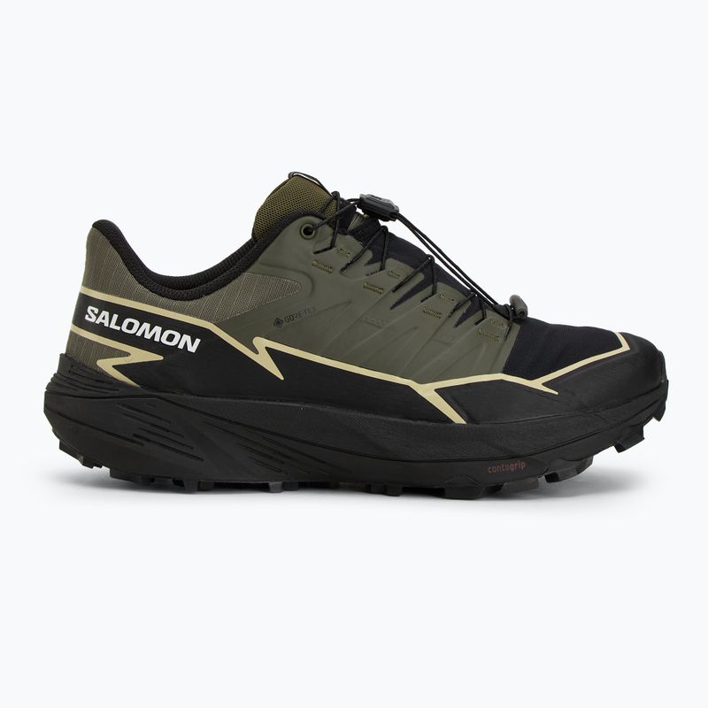 Salomon Thundercoss GTX férfi futócipő oliva éjszaka/fekete/alfa 2