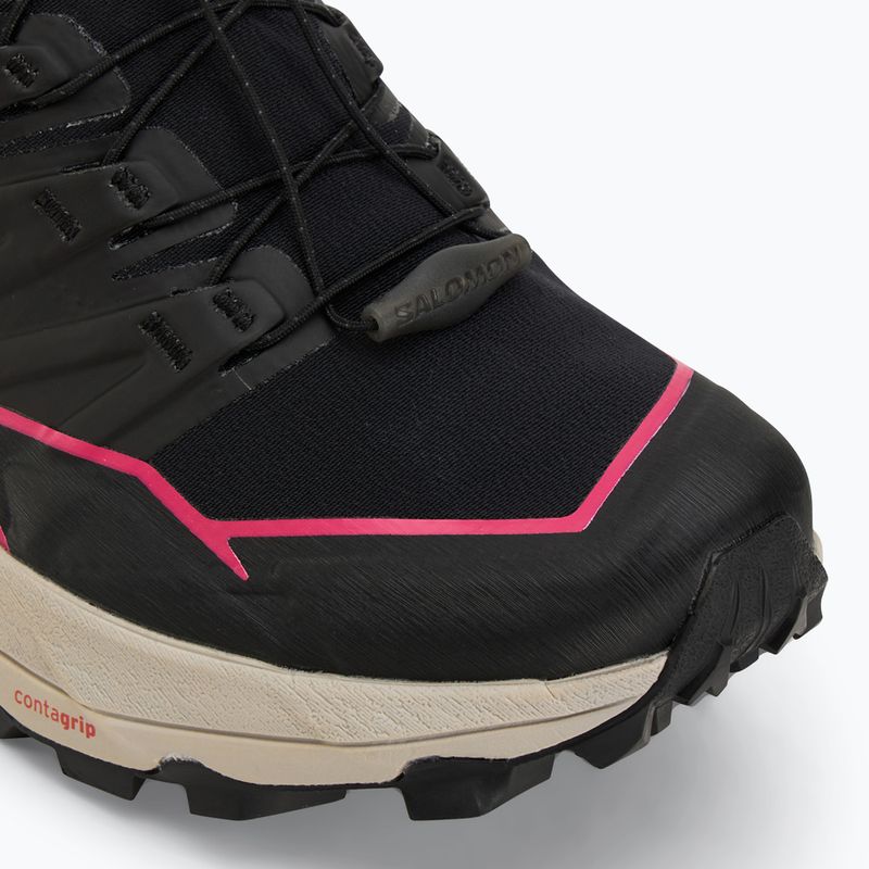 Salomon Thundercoss GTX női futócipő fekete/fekete/rózsaszín 7