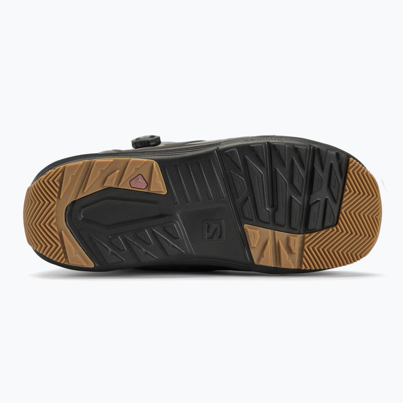 Férfi Salomon Launch Boa SJ Boa fekete/fekete/fehér snowboard cipő 4