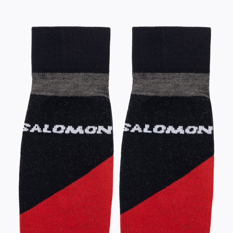 Salomon S/Access sízokni beluga/grenadine/fekete 4