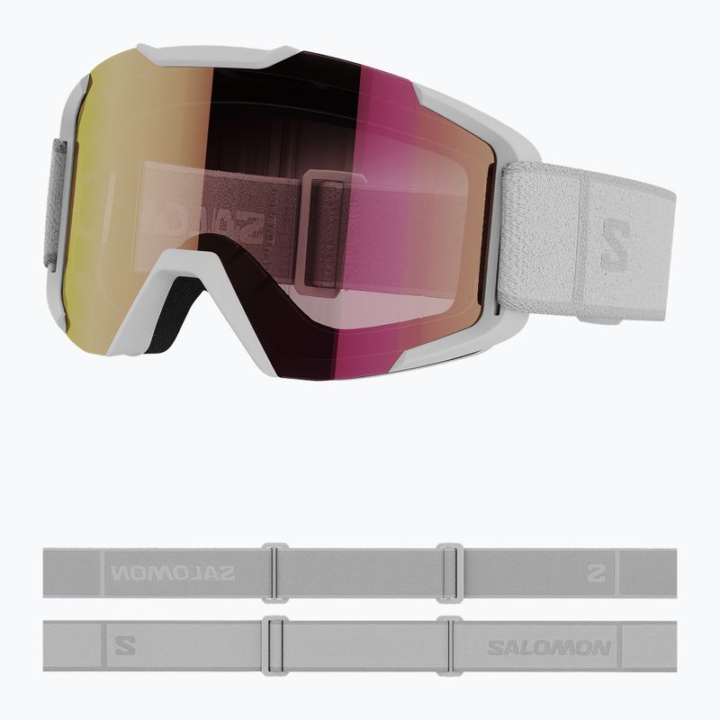 Salomon XV síszemüveg fehér/ruby 2