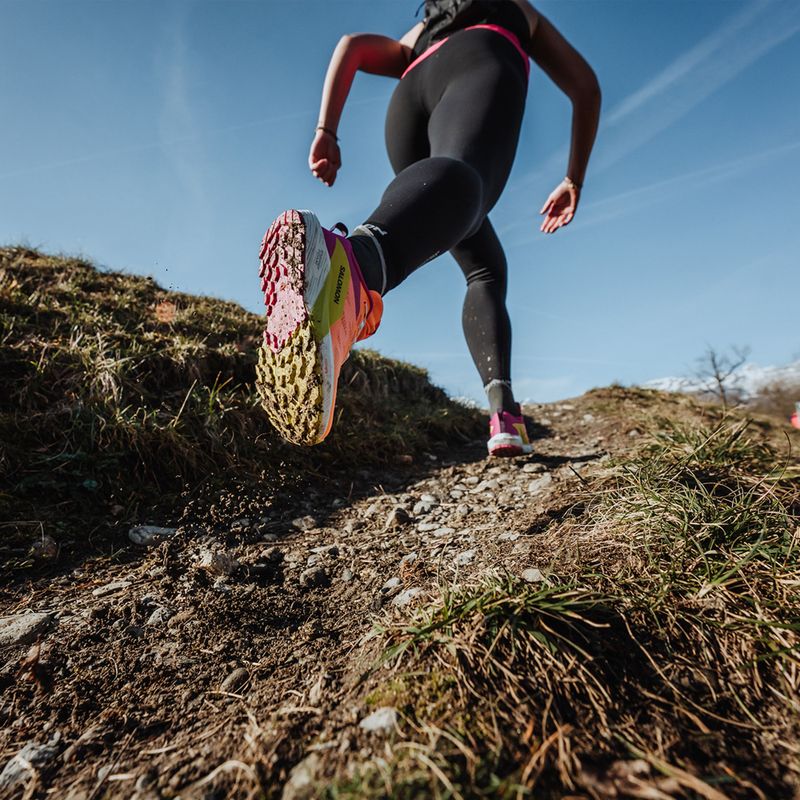 Salomon Sense Ride 5 női futócipő paradicsommadár / fehér / kénköves tavasz 18