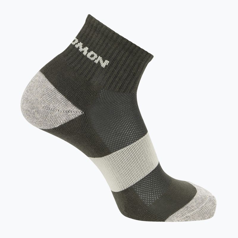 Zokni Salomon Evasion Ankle 2 pary olive night/alfalfa 2