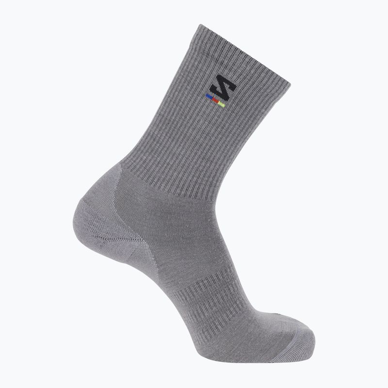 Zokni Salomon Sunday Smart Crew shark skin/ black