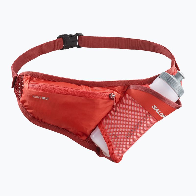 Salomon Active Belt 3D Bottle magas kockázatú piros/piros dália futóöv