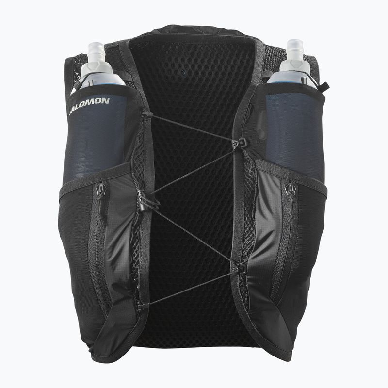 Női futómellény Salomon Active Skin 12 szett fekete/metal