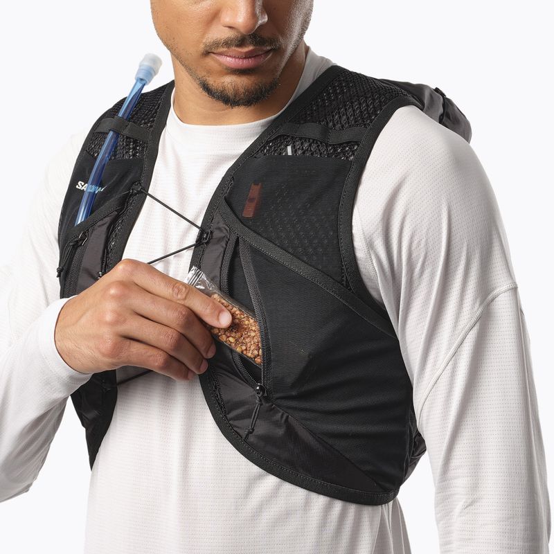 Salomon Active Skin 12 Reservoir fekete futó mellény 7