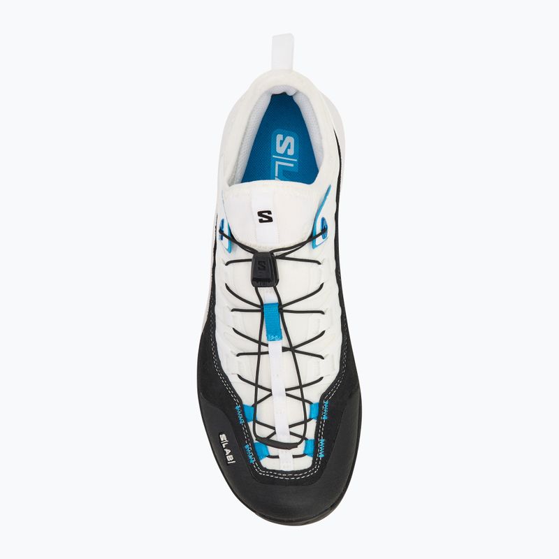 Túrabakancs Salomon S/LAB Alpinway fehér/fekete/transzcend kék 5