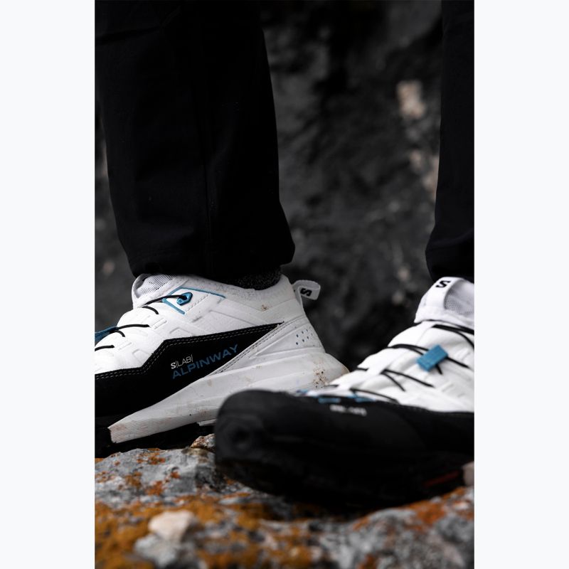 Túrabakancs Salomon S/LAB Alpinway fehér/fekete/transzcend kék 13