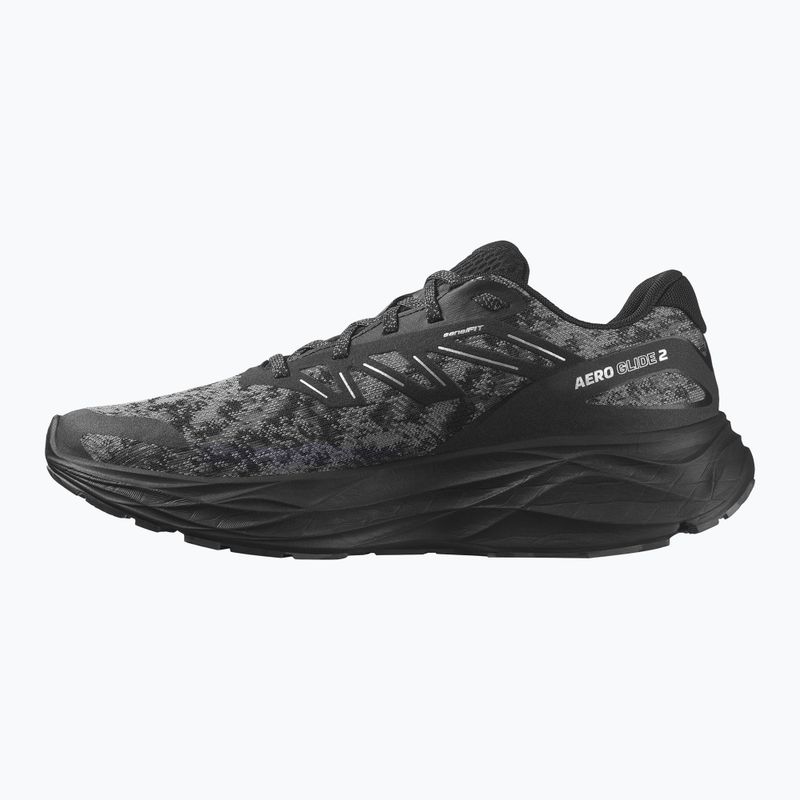 Férfi futócipő Salomon Aero Glide 2 fekete/fantom/szellemszürke 10