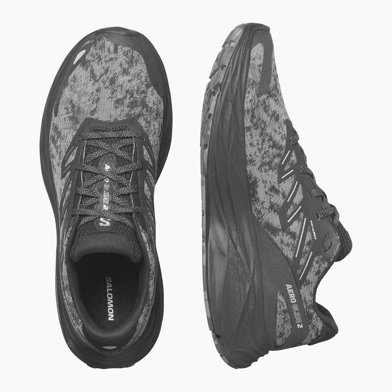 Férfi futócipő Salomon Aero Glide 2 fekete/fantom/szellemszürke 13