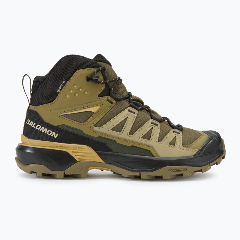 Férfi trekking cipő Salomon X Ultra 360 MID GTX olive night/slate green/southern moss 2