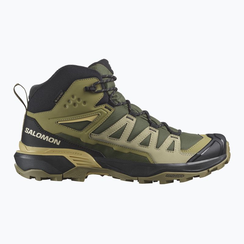 Férfi trekking cipő Salomon X Ultra 360 MID GTX olive night/slate green/southern moss 9