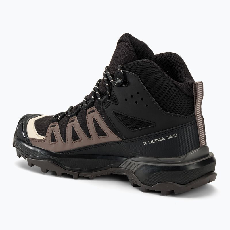 Női túracipő  Salomon X Ultra 360 MID GTX black/plum kitten/shale 3