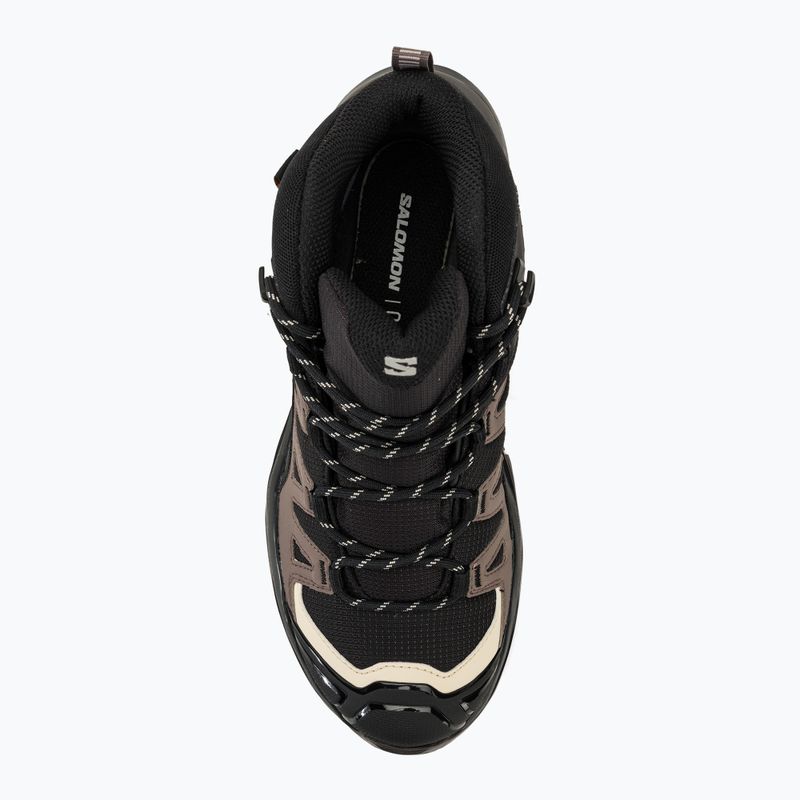 Női túracipő  Salomon X Ultra 360 MID GTX black/plum kitten/shale 5