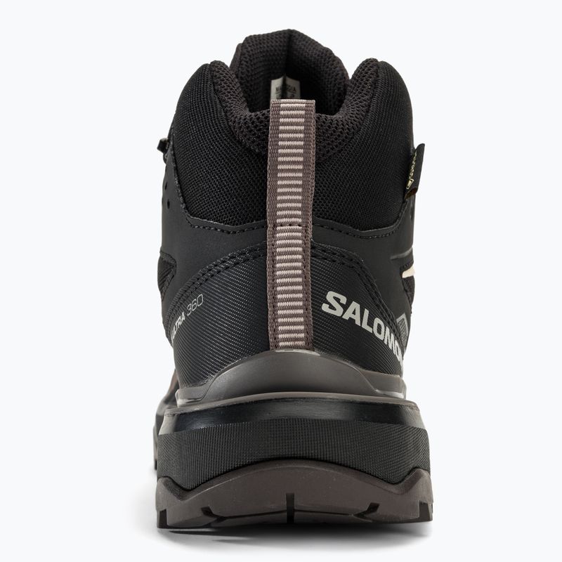 Női túracipő  Salomon X Ultra 360 MID GTX black/plum kitten/shale 6