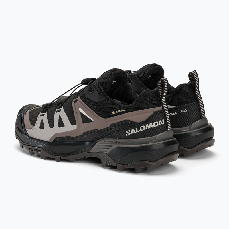 Női túracipő  Salomon X Ultra 360 GTX black/plum kitten/shale 4