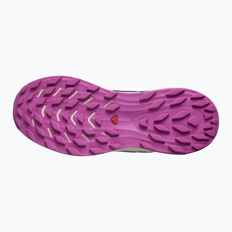 Salomon Ultra Flow női futócipő fekete/átlátszó sárga/rózsaszín lila 12