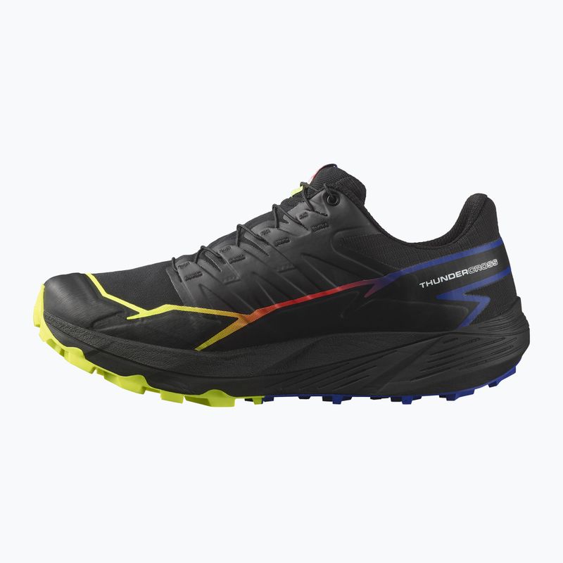 Salomon Thundercross GTX férfi futócipő fekete/surf the web/biztonsági sárga 10