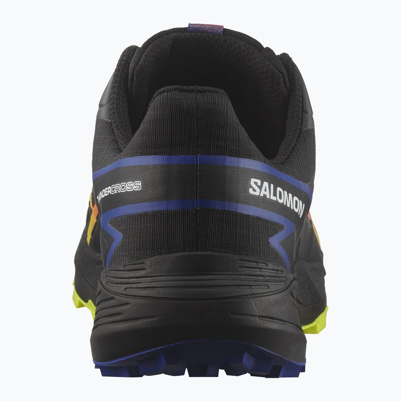 Salomon Thundercross GTX férfi futócipő fekete/surf the web/biztonsági sárga 11