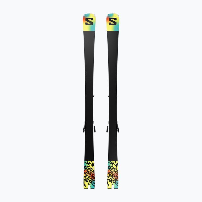 Lesikló léc Salomon Addikt Pro 76 + kötés MI12 GW white/black/capri breeze 2