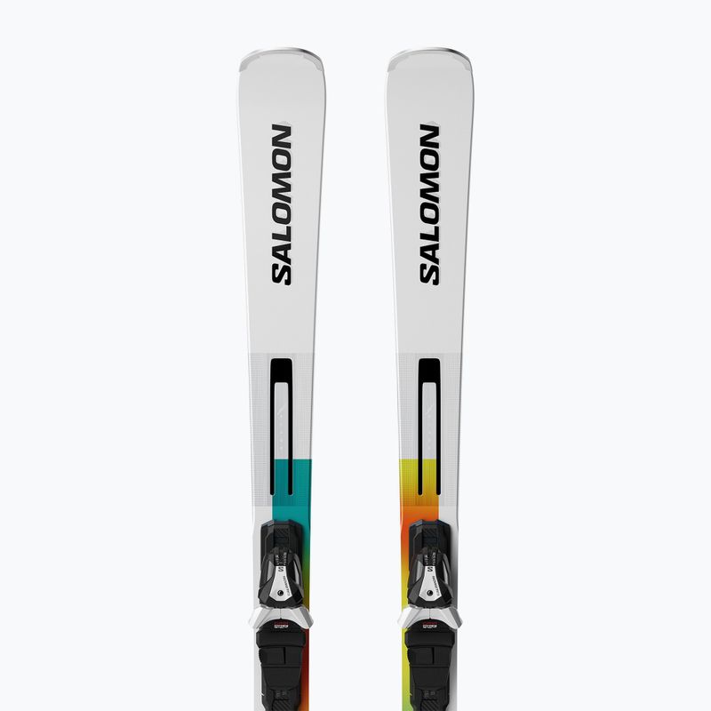 Lesikló léc Salomon Addikt Pro 76 + kötés MI12 GW white/black/capri breeze 4