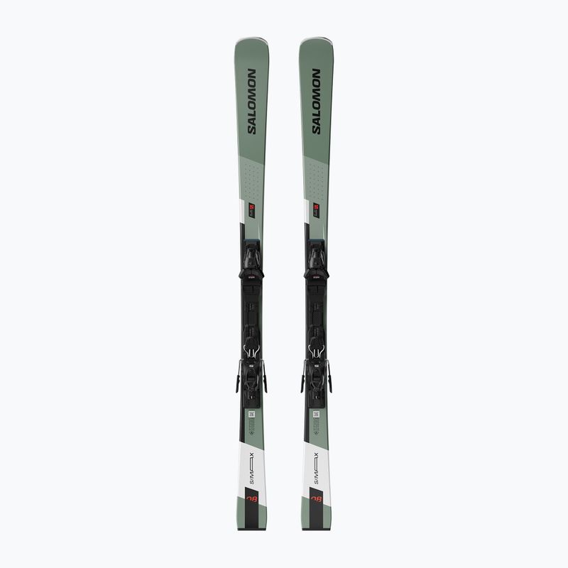 Lesikló léc Salomon S/Max 8 + kötés M10 GW oil green/black/white