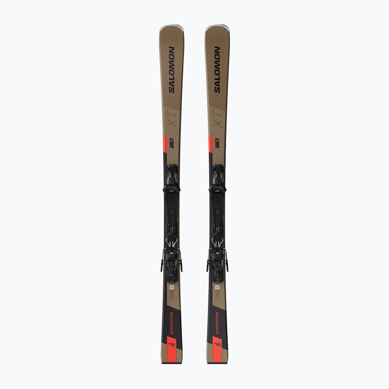 Narty zjazdowe Salomon S/Max 6 XT + wiązania M10 GW golden brown met./neon red/black