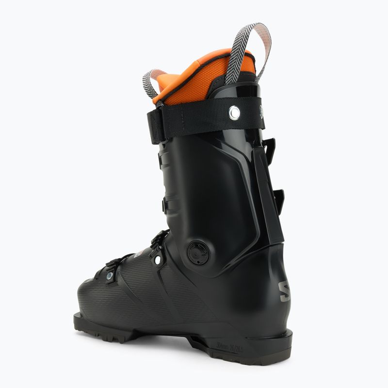 Férfi síbakancs Salomon S/Pro Alpha 100 GW black/dark grey metallic/orange tiger 2