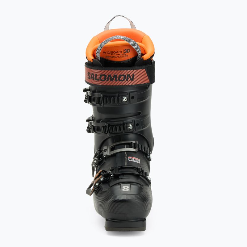 Férfi síbakancs Salomon S/Pro Alpha 100 GW black/dark grey metallic/orange tiger 3