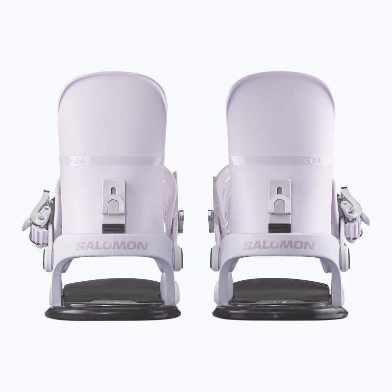 Snowboard kötés Salomon EDB violet 3