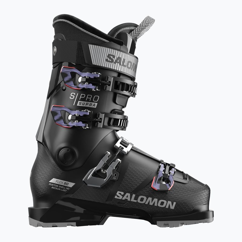 Női síbakancs Salomon S/Pro Supra 80 W GW black/silver metallic/sweet lavender 6