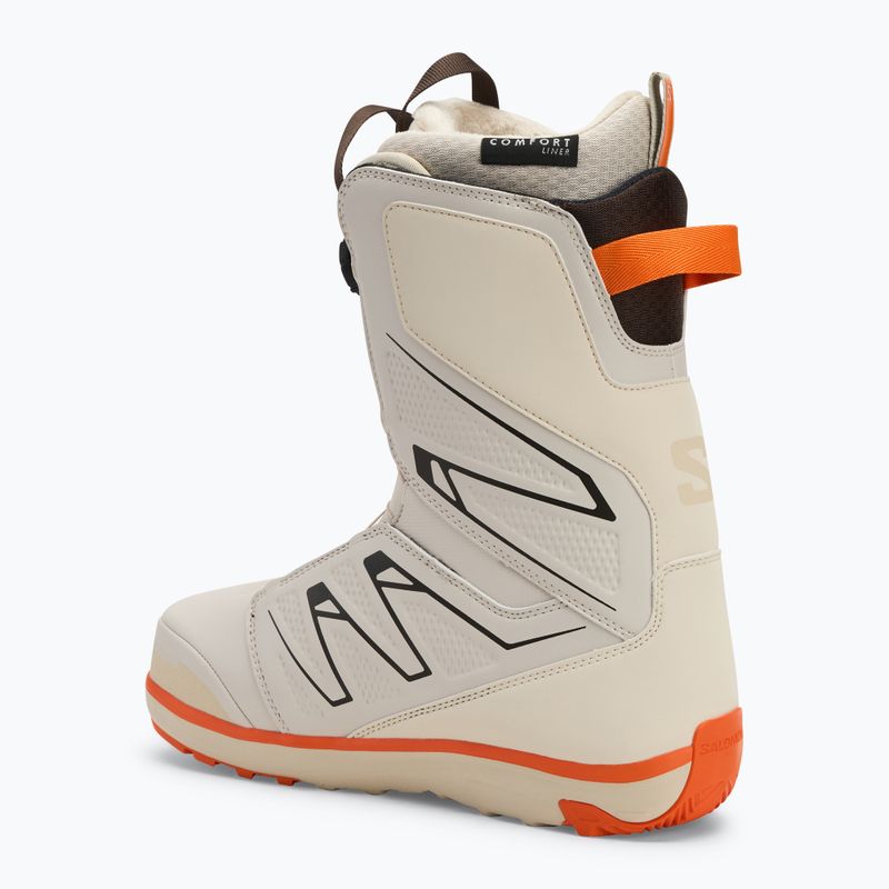 Férfi snowboard cipő Salomon Launch Boa SJ Boa rainy day/birch/vibrant orange 2
