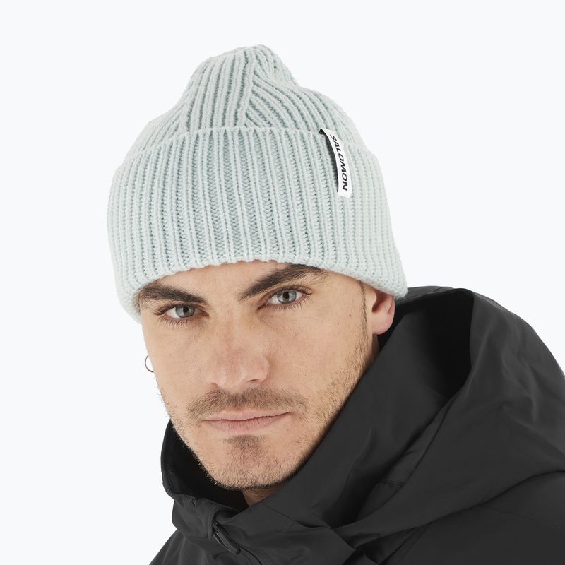 Téli sapka Salomon Snowbird misty blue 2