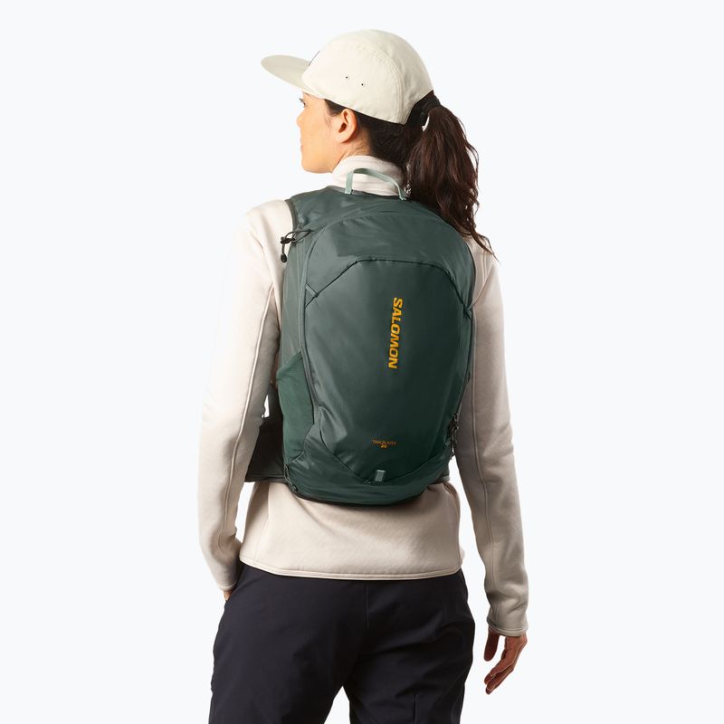 Salomon Trailblazer 20 l túra hátizsák városi sikk/zöld milieu 5