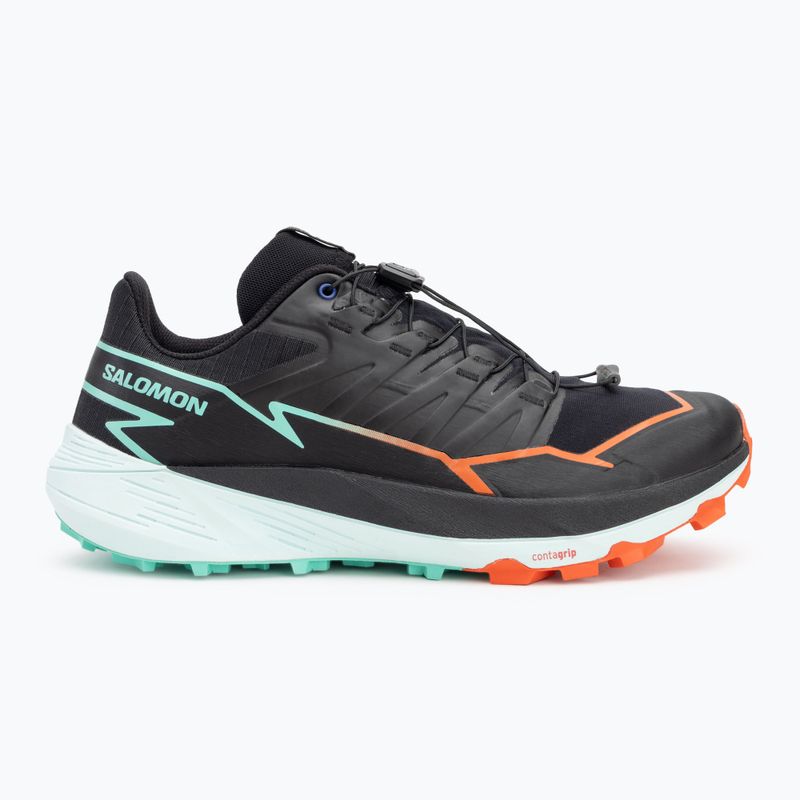 Salomon Thundercross férfi futócipő fekete/cseresznye paradicsom/elektromos zöld 2