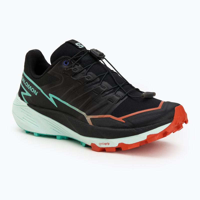 Salomon Thundercross női futócipő fekete/cseresznyeparadicsom/elektromos zöld